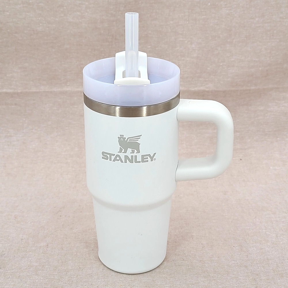Stanley 14 oz Stainless Steel H2.0 Flowstate Quencher Tumbler White